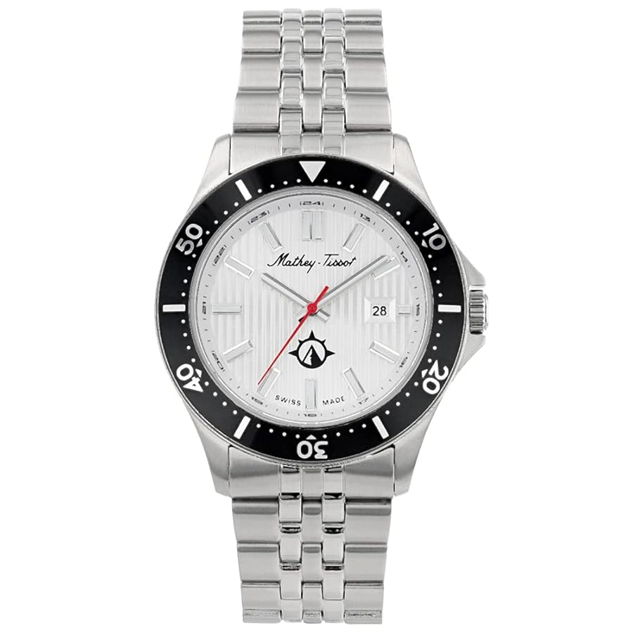 Mathey Tissot Swiss made ￼￼￼オートマチック腕時計￼ Mathey Tissot Men's Mathy Vintage Auto Black Dial Watch